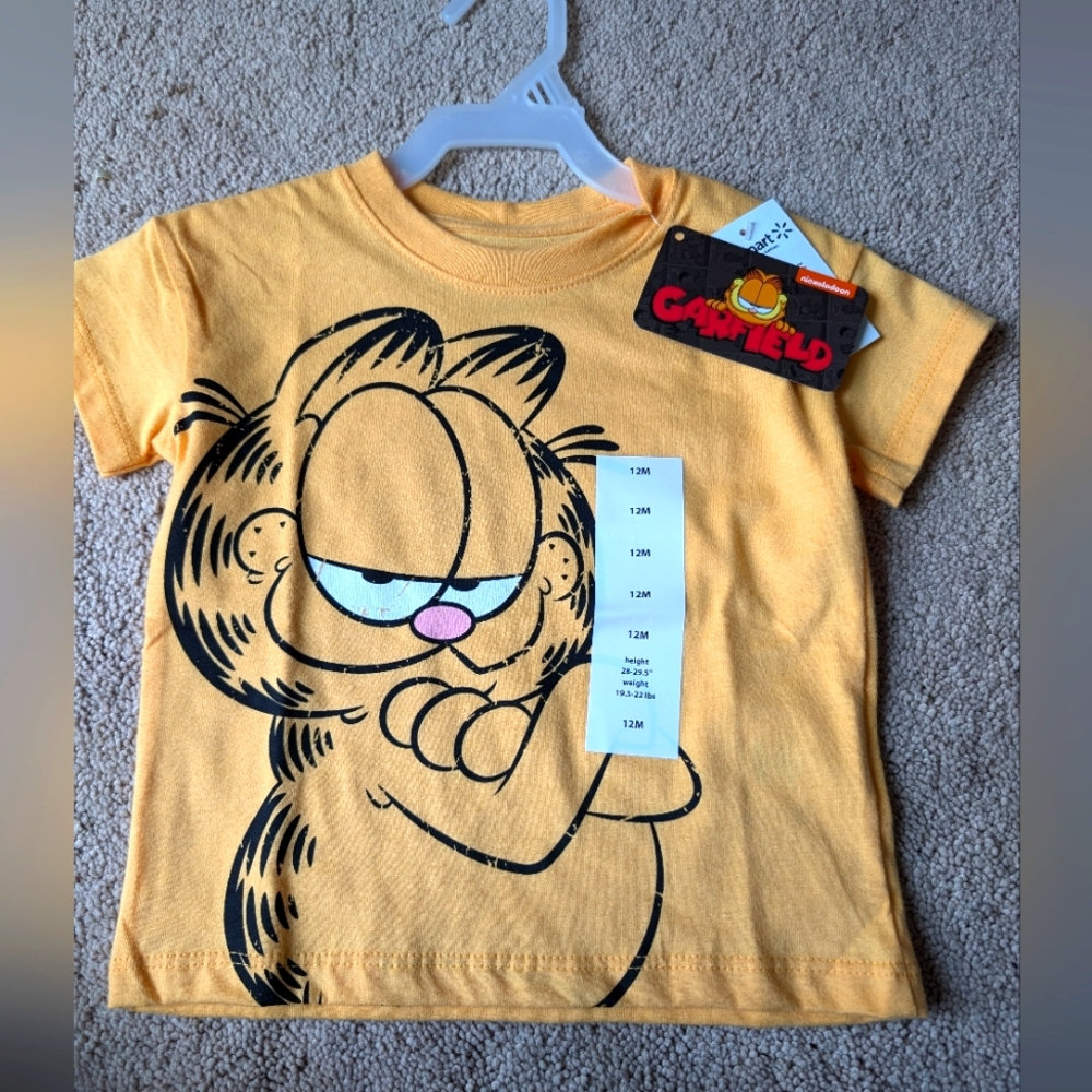 Garfield 12 month t shirt nwt